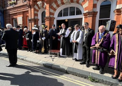 The Proclamation was followed by prayers for the new King